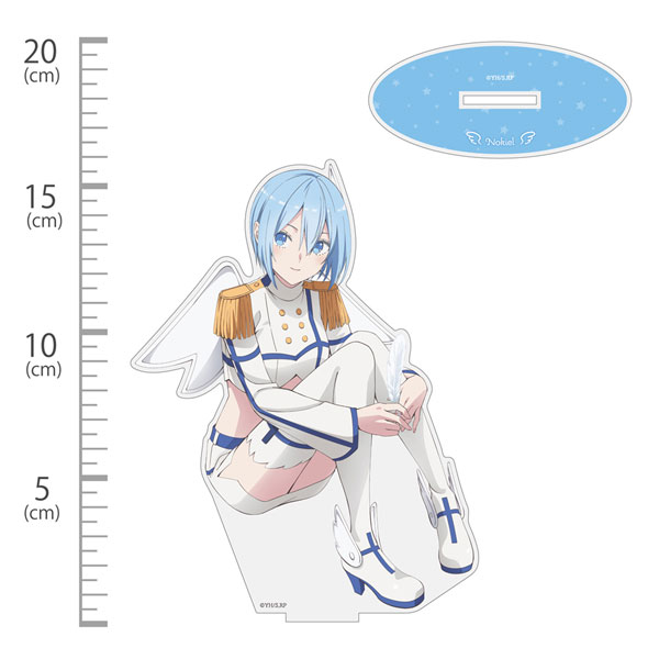 COSPA TV Anime "2.5 Dimensional Seduction" New Illustration Nokiel Angel Airborne Corps Ver. Acrylic Stand (Large) gambar 1