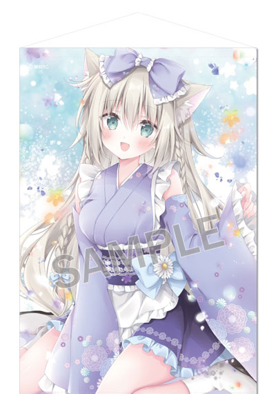 Brendream Riko Korie B2 Wall Scroll Japanese Style Maid Marron-chan รูปภาพ 1
