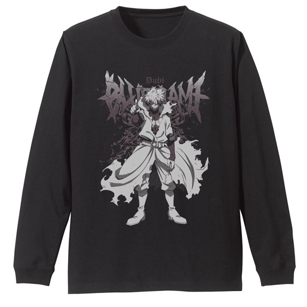COSPA TV Anime "My Hero Academia" Dabi Ribbed Long Sleeve T-shirt /BLACK-XL image 1