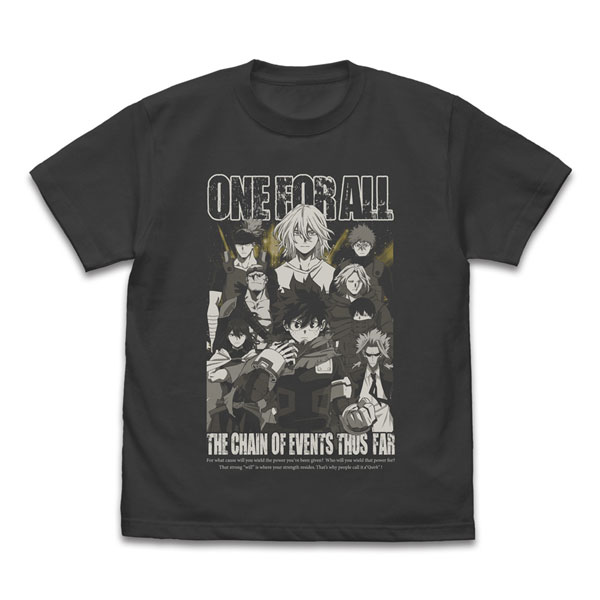 COSPA TV Anime "My Hero Academia" Successive Generations One For All Successor T-shirt /SUMI-XL รูปภาพ 1