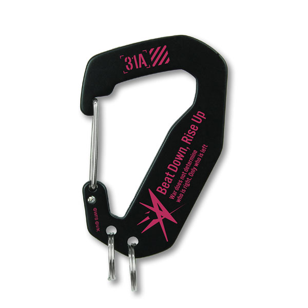 COSPA Heaven Burns Red 31A Squad Logo Metal Carabiner image 1