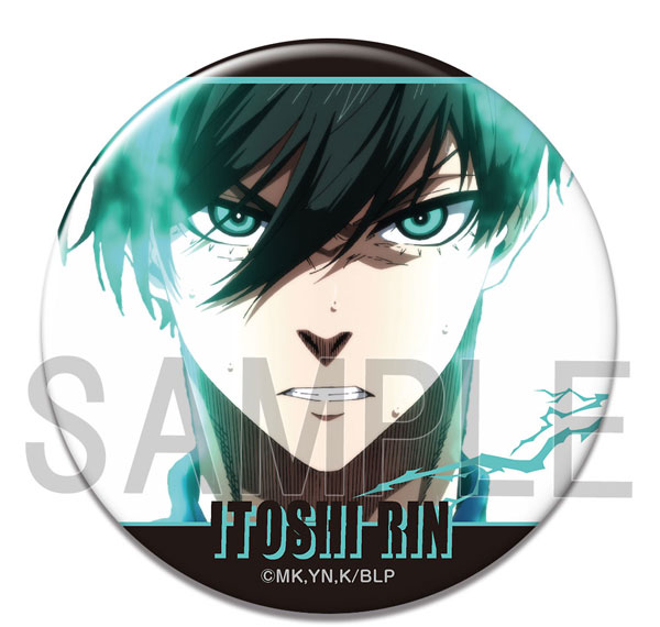 License Agent TV Anime "Bluelock" Tin Badge Ver.3 Design 04 (Rin Itoshi /B) รูปภาพ 1