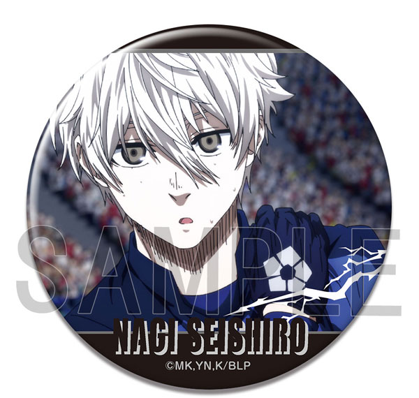 License Agent TV Anime "Bluelock" Tin Badge Ver.3 Design 07 (Seishirou Nagi /B) รูปภาพ 1