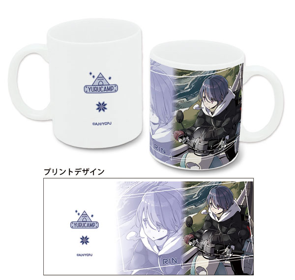License Agent Yuru Camp SEASON3 Mug Design 02 (Rin Shima) รูปภาพ 1