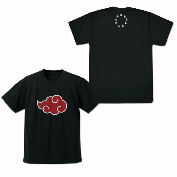 COSPA NARUTO Shippuden "Akatsuki" Dry T-shirt /BLACK-XL