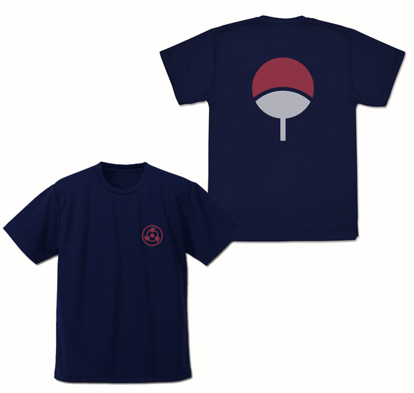 COSPA NARUTO Shippuden Uchiha Dry T-shirt /NAVY-XL 图片 1