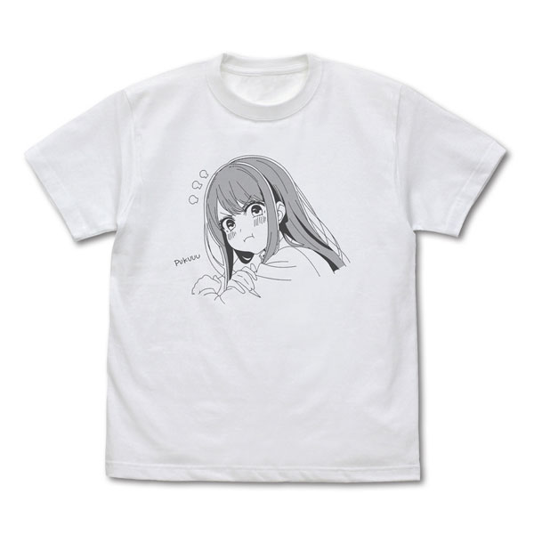 COSPA [Oshi no Ko] Akane Kurokawa "PUKUUU" T-shirt /WHITE-XL