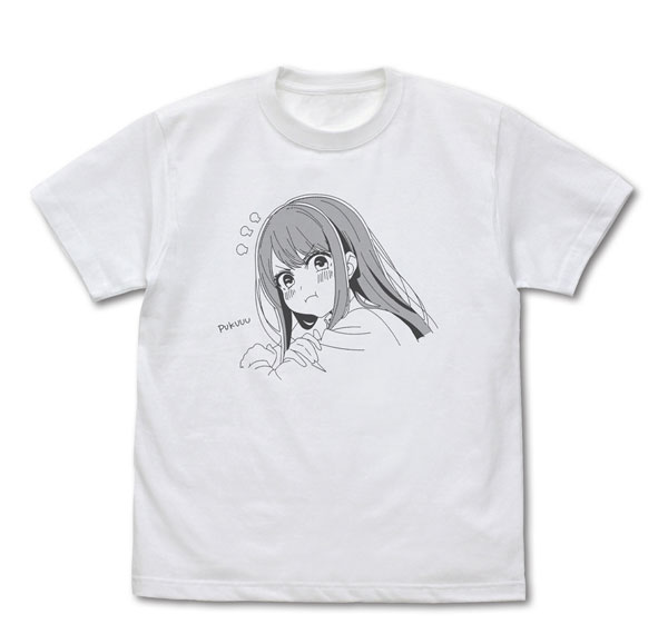 COSPA [Oshi no Ko] Akane Kurokawa "PUKUUU" T-shirt /WHITE-XL รูปภาพ 1