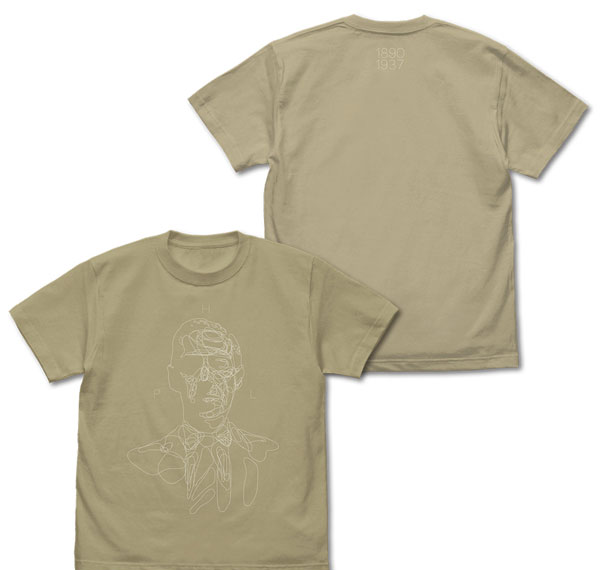 COSPA Miskatonic University Store H.P. Lovecraft T-shirt /SAND KHAKI-XL รูปภาพ 1