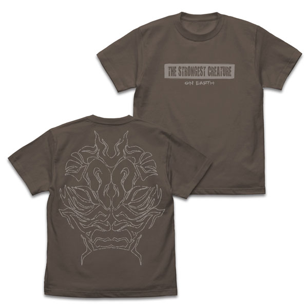 COSPA TV Anime "Baki Hanma" The Strongest Creature on Earth T-shirt /CHARCOAL-M
