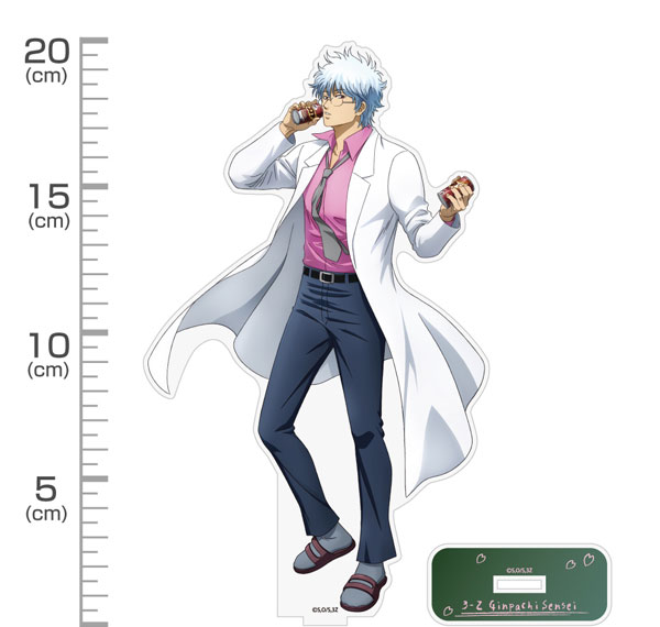 COSPA TV Anime "3-nen Z-gumi Ginpachi-sensei" New Illustration Ginpachi Sakata Acrylic Stand (Big) Sugar Replenishment Ver.