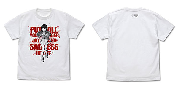 COSPA Girls Band Cry Nina Iseri "Zenbu Buchikome." T-shirt /WHITE-S image 1