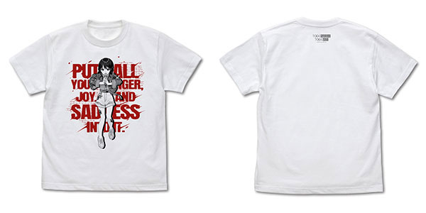 COSPA Girls Band Cry Nina Iseri "Zenbu Buchikome." T-shirt /WHITE-M