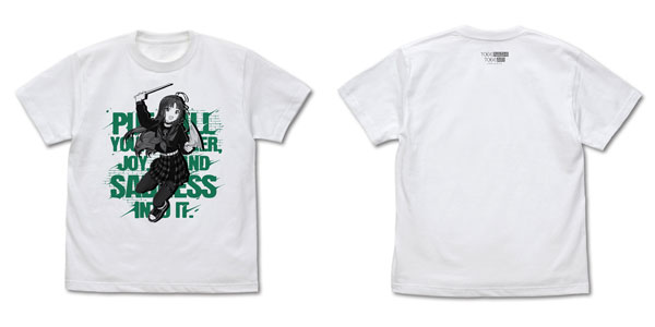 COSPA Girls Band Cry Subaru Awa "Zenbu Buchikome." T-shirt /WHITE-XL
