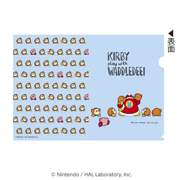 Ensky Kirby Kirby play with Waddle Dee Clear File (2) Counting on You