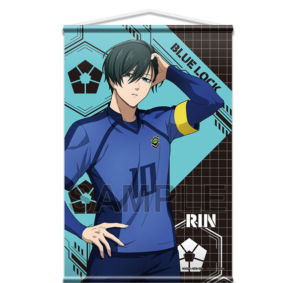 License Agent TV Anime "Bluelock" B2 Wall Scroll Ver.3 Design 03 (Rin Itoshi /A) Bild 1