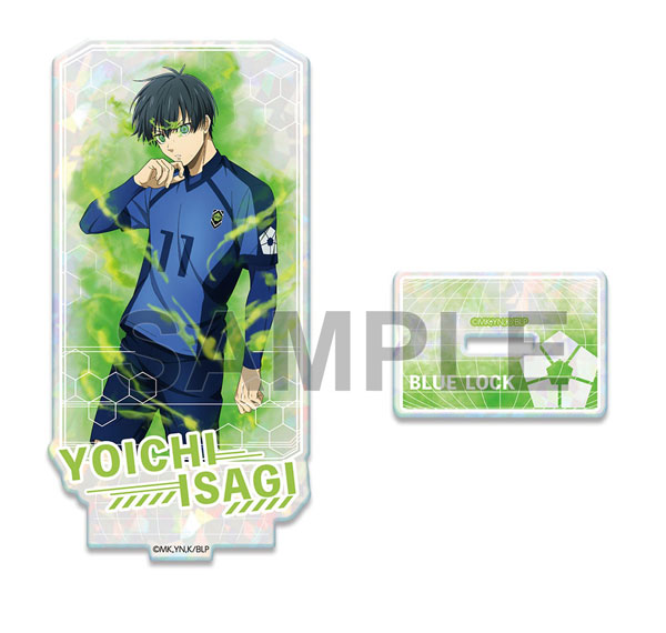 License Agent TV Anime "Bluelock" Hologram Acrylic Stand Design 02 (Yoichi Isagi /B) รูปภาพ 1