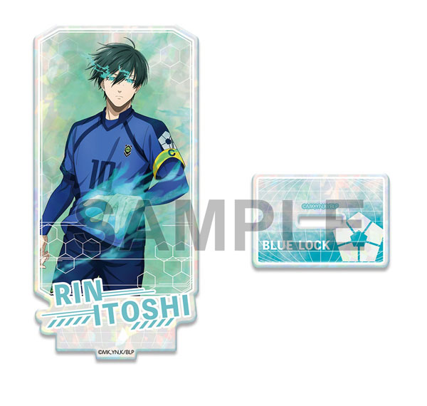 License Agent TV Anime "Bluelock" Hologram Acrylic Stand Design 04 (Rin Itoshi /B) Bild 1