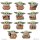 Ensky Star Wars Mandalorian Grogu Soft Vinyl Puppet Mascot 11Pack BOX image 2