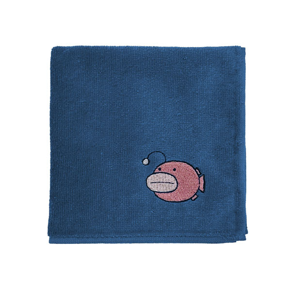 COSPA Girls und Panzer das Finale Ankou Team Embroidery Hand Towel /NAVY image 1