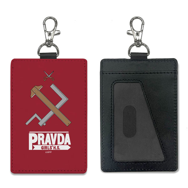 COSPA Girls und Panzer das Finale Pravda High School Pass Case (w/Swivel Snap Hook) Bild 1