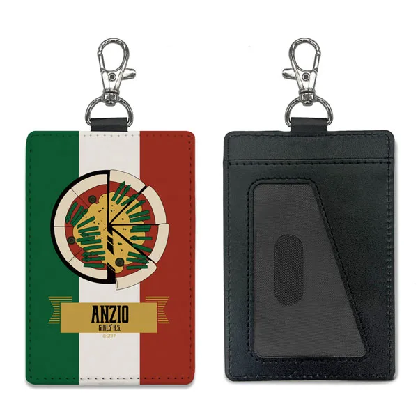 COSPA Girls und Panzer das Finale Anzio High School Pass Case (w/Swivel Snap Hook) image 1