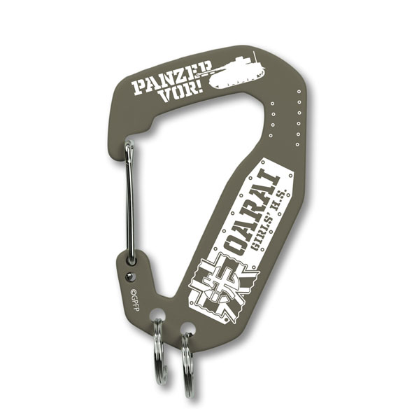 COSPA Girls und Panzer das Finale Oarai Girls High School Metal Carabiner