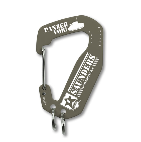 COSPA Girls und Panzer das Finale Saunders University High School Metal Carabiner