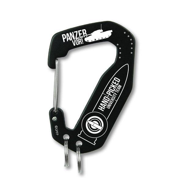 COSPA Girls und Panzer das Finale All-Stars University Team Metal Carabiner