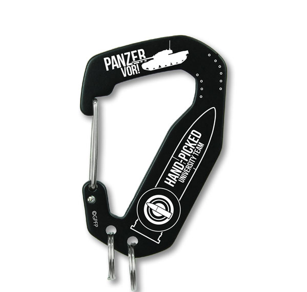 COSPA Girls und Panzer das Finale All-Stars University Team Metal Carabiner Bild 1