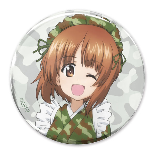 COSPA Girls und Panzer das Finale Miho Nishizumi 65mm Tin Badge Military Maid ver.