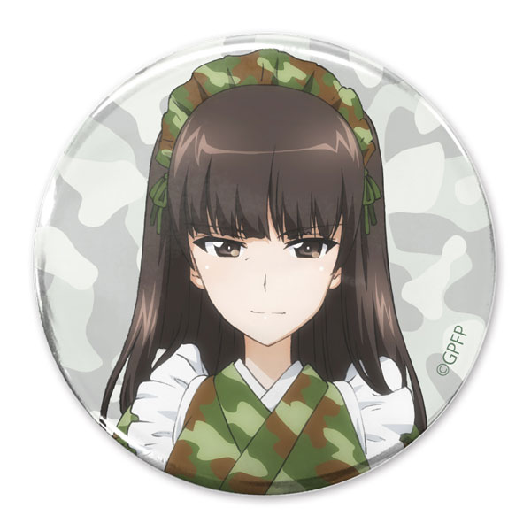 COSPA Girls und Panzer das Finale Shiho Nishizumi 65mm Tin Badge Military Maid ver.