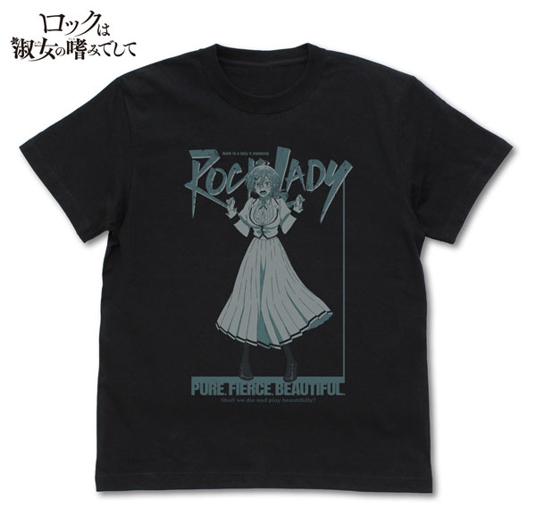 COSPA Rock is a Lady's Modesty Tina Isemi T-shirt /BLACK-L รูปภาพ 1