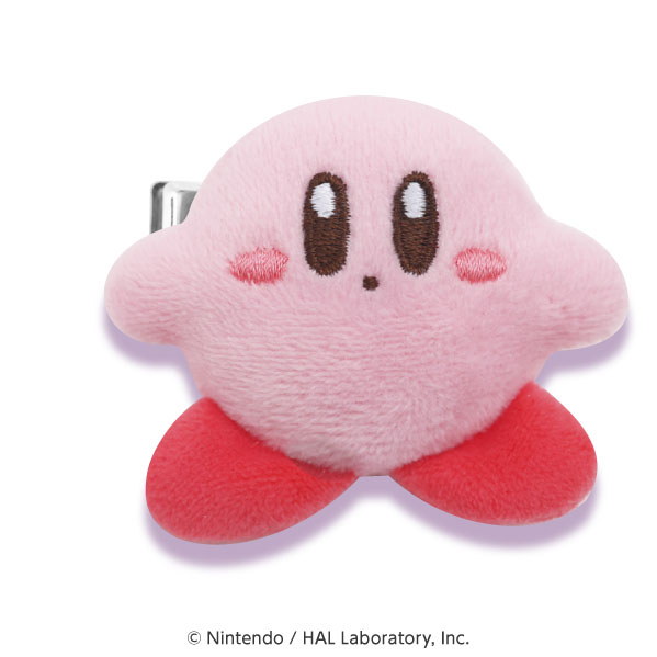 Ensky Kirby MofuMofu Hair Clip (2) Kirby Osumashi gambar 1