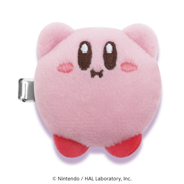 Ensky Kirby MofuMofu Hair Clip (3) Kirby Hovering Bild 1