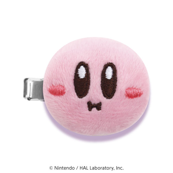 Ensky Kirby MofuMofu Hair Clip (7) Kirby Hovering (Face)