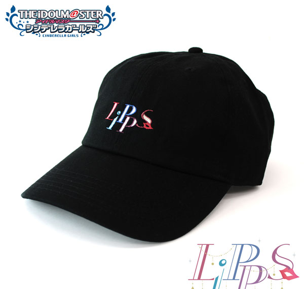 COSPA THE IDOLM@STER Cinderella Girls LiPPS Embroidery Low Cap /BLACK รูปภาพ 1