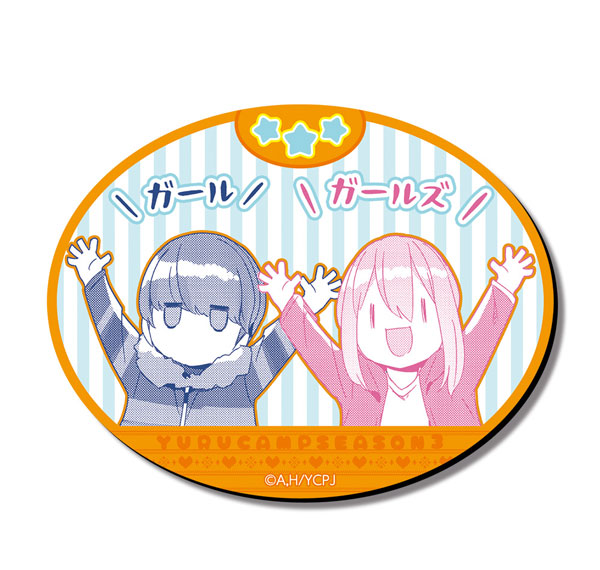 License Agent Yuru Camp SEASON3 Magnet Sheet Ver.2 Design 04 (Nadeshiko Kagamihara & Rin Shima /A) รูปภาพ 1