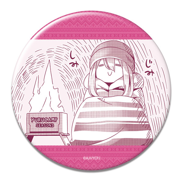 License Agent Yuru Camp SEASON3 Tin Badge Ver.2 Design 01 (Nadeshiko Kagamihara /A) รูปภาพ 1