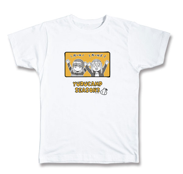 License Agent Yuru Camp SEASON3 T-shirt XL Size Ver.2 Design 01 (Nadeshiko Kagamihara & Rin Shima /A) รูปภาพ 1