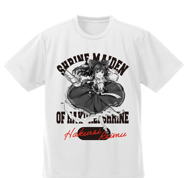COSPA Touhou Project Reimu Hakurei Dry T-shirt illust: Eri Natsume /WHITE-L รูปภาพ 1