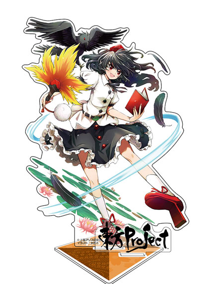 Hakurei Jinja Suukeikai Touhou Project Aya Shameimaru Acrylic Figure illust: Mizutaki รูปภาพ 1