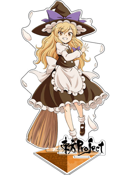 Hakurei Jinja Suukeikai Touhou Project Marisa Kirisame Acrylic Figure illust: Makoto Hirasaka Bild 1