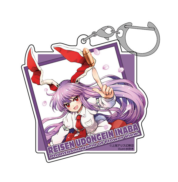 Hakurei Jinja Suukeikai Touhou Project Reisen Udongein Inaba Acrylic Multi Keychain illust: Mizutaki