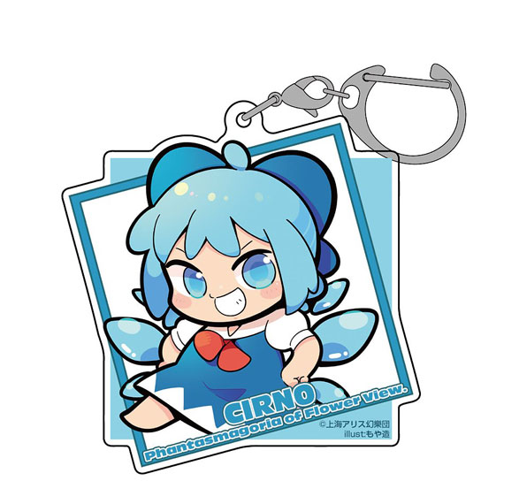 Hakurei Jinja Suukeikai Touhou Project Cirno Acrylic Multi Keychain illust: Moyazou รูปภาพ 1