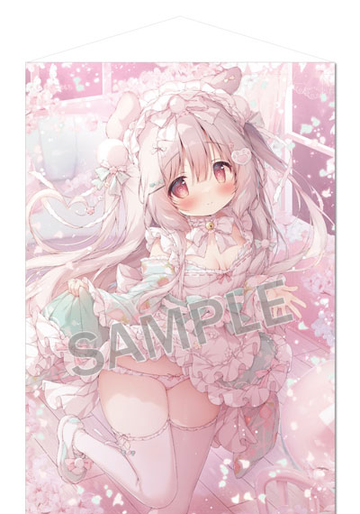 Brendream Komamochi Momozu B2 Wall Scroll Japanese Style Maid Mint-chan ExtraEdition รูปภาพ 1
