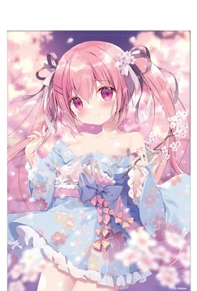 Brendream Miyu Miyasaka B1 Wall Scroll Japanese Style Maid Rira-chan ExtraEdition รูปภาพ 1