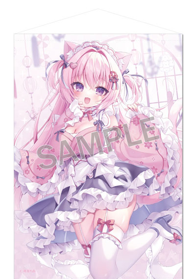 Brendream Chia Momochi B2 Wall Scroll Japanese Style Maid Noa-chan รูปภาพ 1