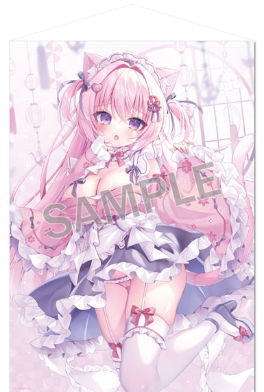 Brendream Chia Momochi B1 Wall Scroll Japanese Style Maid Noa-chan ExtraEdition รูปภาพ 1