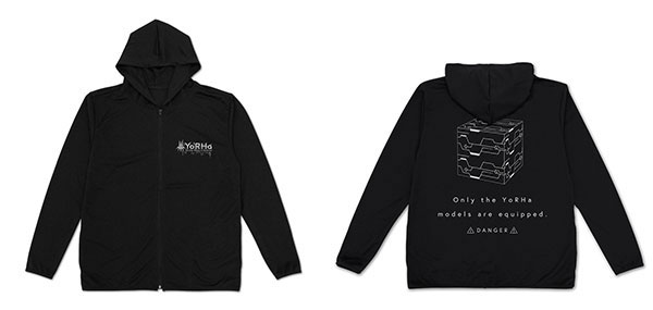 COSPA NieR:Automata Ver1.1a YoRHa Military Force Thin Dry Hoodie /BLACK-XXL รูปภาพ 1
